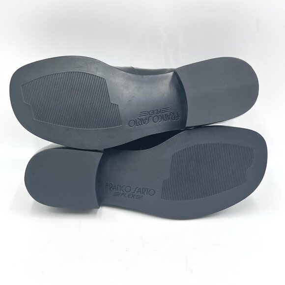 5W 5 WIDE WIDTH Franco Sarto Bocca Black Patent‎ Loafers Shoes - Picture 8 of 13
